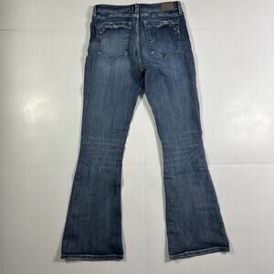 Buckle Black Jeans Womens 30x30.5 (Label 28x32) Bootcut Stretch Denim Mid Rise